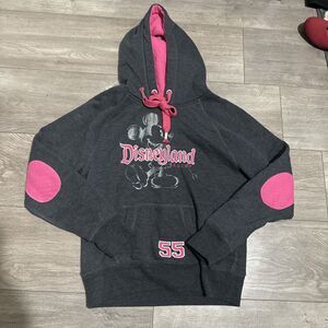 Disney Park Hoodie Adult Small Walt Disney World 55 Dark Gray Sweatshirt Pocket